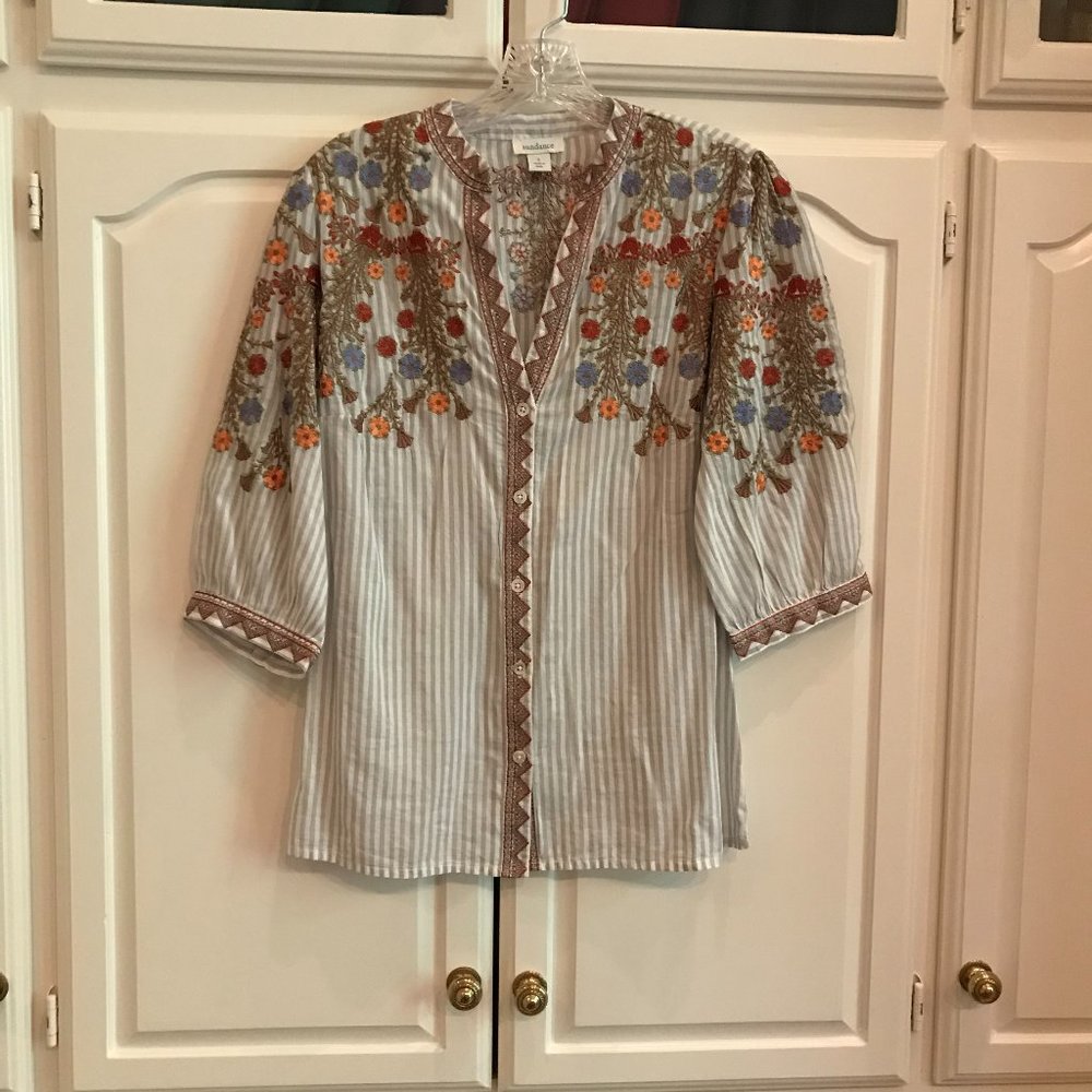Sundance Jardin Blouse NWOT